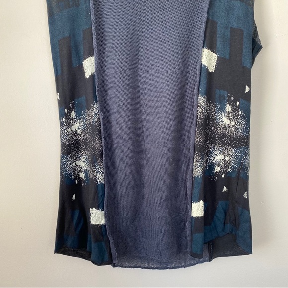 NWT Free People We The Free Graphic Mesh Top Small - Picture 2 of 8